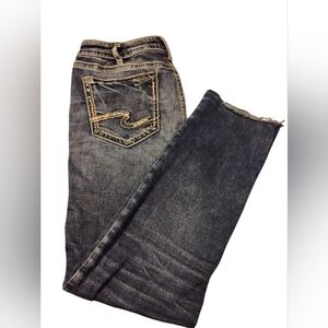 Stylish Women's Silvers Jeans with Embroidered Pocket